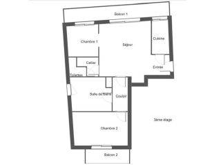 apartment 3 Rooms for sale on BIARRITZ (64200)